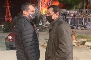 ο Υπουργός Περιβάλλοντος και Ενέργειας, κ. Κώστας Σκρέκας και ο Πρόεδρος και Δ/νων Σύμβουλος του ΑΔΜΗΕ, κ. Μάνος Μανουσάκης