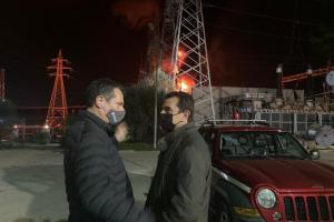 ο Υπουργός Περιβάλλοντος και Ενέργειας, κ. Κώστας Σκρέκας και ο Πρόεδρος και Δ/νων Σύμβουλος του ΑΔΜΗΕ, κ. Μάνος Μανουσάκης