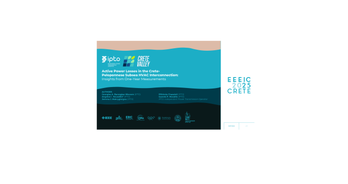 EEEIC2025 Crete Peloponnese interconnection
